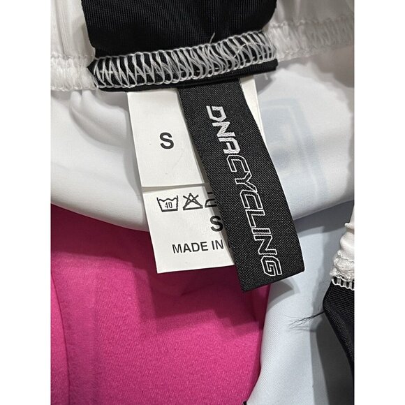 DNA Cycling Shorts Size Small S USA Flag Stars Blue Padded Made In Italy - Picture 9 of 9